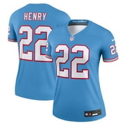 Women's Nike Derrick Henry Light Blue Tennessee Titans Alternate Legend Player Performance Top